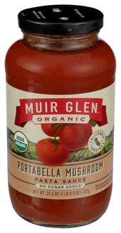 Muir Glen Organic Portabello Mushroom Pasta Sauce, 25.5 Ounce -- 12 per case.
