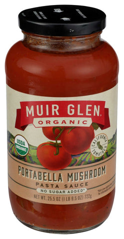 Muir Glen Organic Portabello Mushroom Pasta Sauce, 25.5 Ounce -- 12 per case.