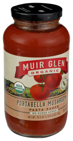 Muir Glen Organic Portabello Mushroom Pasta Sauce, 25.5 Ounce -- 12 per case.