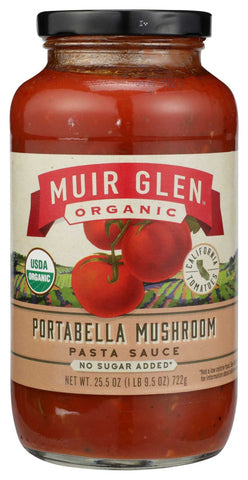 Muir Glen Organic Portabello Mushroom Pasta Sauce, 25.5 Ounce -- 12 per case.