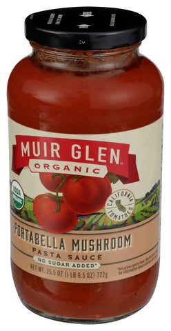 Muir Glen Organic Portabello Mushroom Pasta Sauce, 25.5 Ounce -- 12 per case.