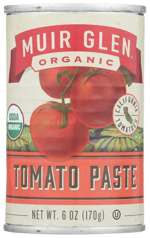 Muir Glen Organic Tomato Paste, 6 Ounce -- 24 per case.