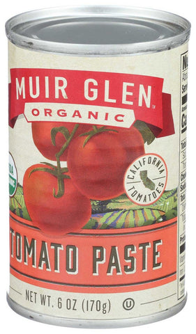 Muir Glen Organic Tomato Paste, 6 Ounce -- 24 per case.
