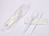 WNA Kiflpurc Medium Weight Spork Straw and Napkin -- 1000 per case