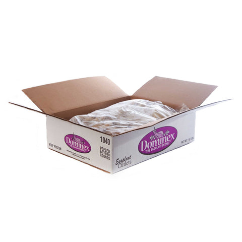 Dominex Round Batter Dipped Eggplant Cutlet, 10 Pound -- 1 each.