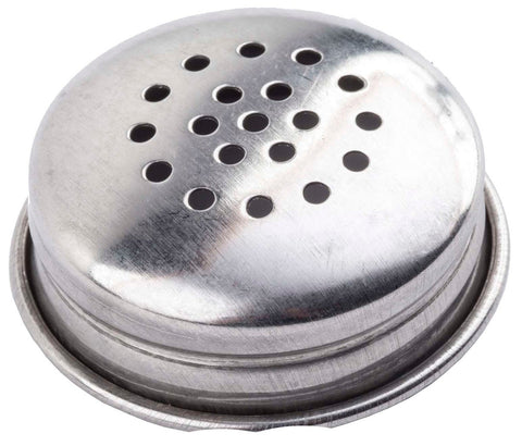 Tablecraft Stainless Steel Top for Glass Salt and Pepper Shaker -- 24 per case