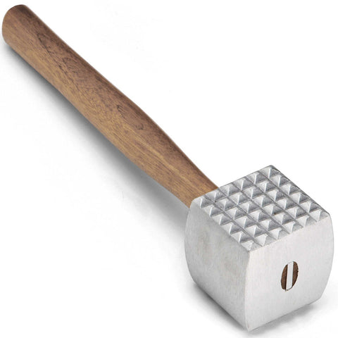 Tenderizer Meat Aluminum Wood Handle
