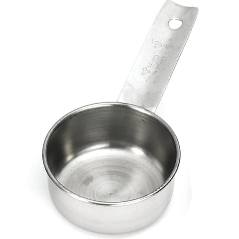 Tablecraft Stainless Steel 1/4 Measuring Cup.