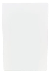 Tablecraft Polyethylene White Cutting Board, 15 x 20 inch.