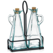 Tablecraft Marbella Oil and Vinegar Set, 3 piece.