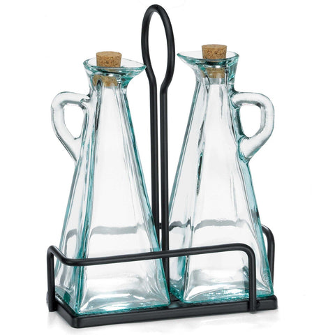 Tablecraft Marbella Oil and Vinegar Set, 3 piece.