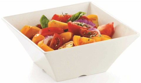 Tablecraft Melamine Square Bowl, 10 x 4 inch