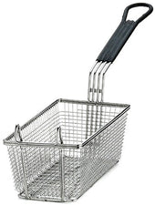 Tablecraft Rectangular Fry Basket with Black Handle, 11 x 5.375 x 4 inch