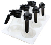 Tablecraft NSF Dispenser Set with White Tray -- 1 set