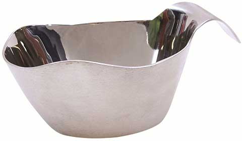 Tablecraft 18-8 Stainless Steel Stackable Gravy Boat, 3 Ounce