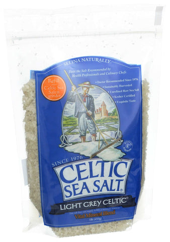 Celtic Sea Salt Light Grey Sea Salt, 1 Pound -- 6 per case.