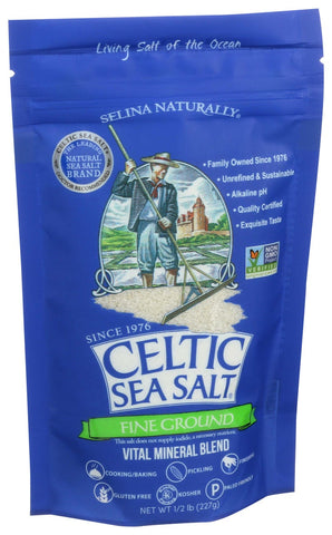 Celtic Sea Salt Fine Ground Sea Salt, 0.5 Pound -- 6 per case.