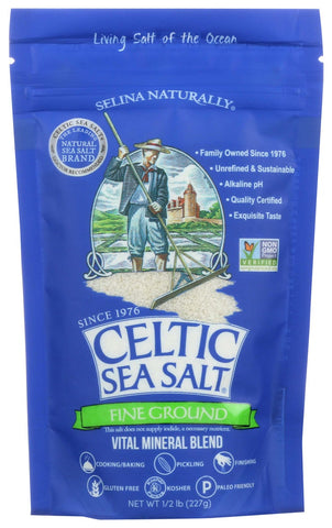 Celtic Sea Salt Fine Ground Sea Salt, 0.5 Pound -- 6 per case.