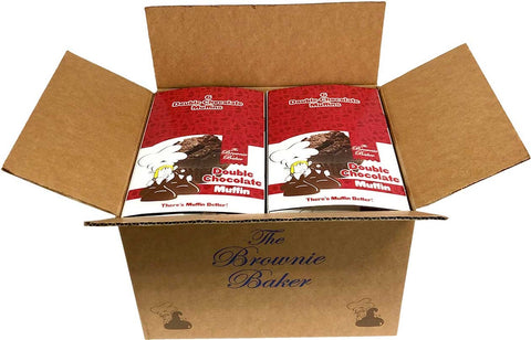Brownie Baker Double Chocolate Muffin, 6 Ounce -- 36 per case.