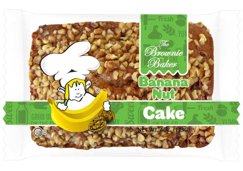 Brownie Baker Banana Nut Cake, 4 Ounce -- 54 per case.