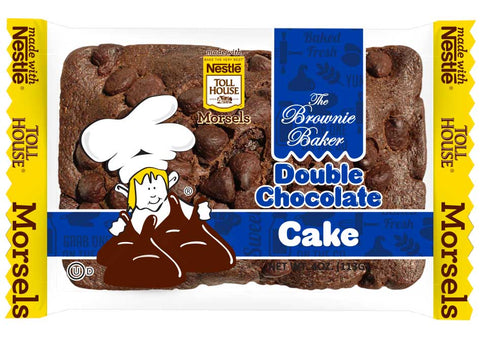 Brownie Baker Double Chocolate Cake, 4 Ounce -- 54 per case.