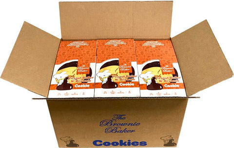 Brownie Baker Peanut Butter and Brownie Cookie, 4 Ounce -- 72 per case.