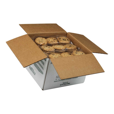 Otis Spunkmeyer Thaw N Serve Gourmet Oatmeal Raisin Cookies, 1.33 Ounce -- 108 per case.