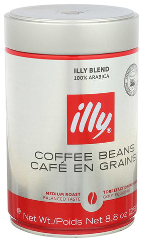 Illy Whole Bean Medium Roasted Coffee, 8.8 Ounce -- 6 per case.