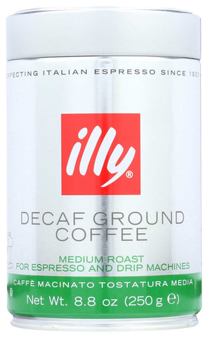 illy Decaffeinated Espresso Coffee, 8.8 Ounce -- 6 per case.