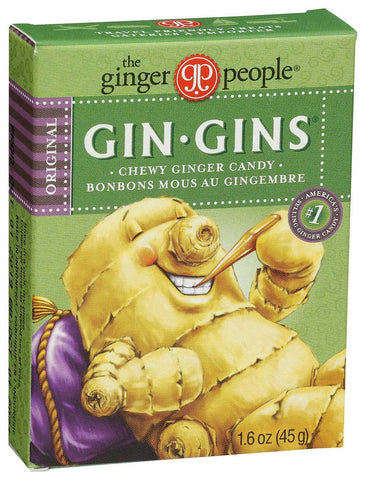 Gin Gins Original Ginger Chews Candy, 1.6 Ounce -- 24 per case