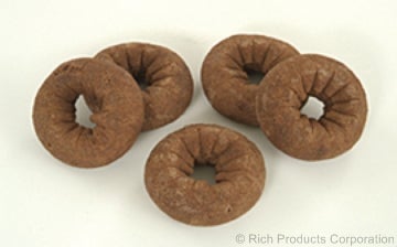 Rich Rolling Pin Donuts Ring Devils Food Cake Donut, 3 Ounce -- 60 per case.