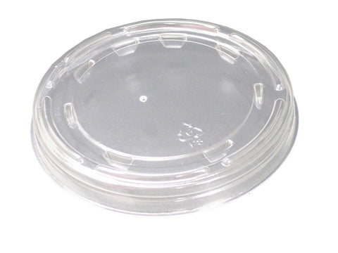 D and W Fine Pack Polystyrene All Purpose Deli Flat Vented Lid Only, 12 Ounce -- 1000 per case.