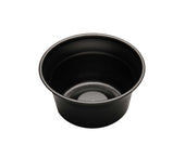 D and W Fine Pack Plastic Black All Purpose Curled Cold Cup, 6 Ounce -- 1000 per case.