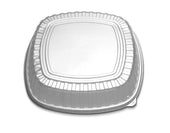 D and W Fine Pack Lid, Tray 16 High Dome Plastic Clear Forum -- 50 per case.