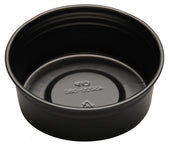 D and W Fine Pack Polystyrene Black Deli Container, 8 Ounce -- 1000 per case