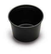D and W Fine Pack Plastic Black Carry Out Container, 16 Ounce -- 1000 per case.