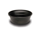 D and W Fine Pack Black Plastic Carry Out Squat Container, 8 Ounce -- 500 per case.
