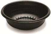 D and W Fine Pack Black Polystyrene Hot/Cold Bowl, 8 Ounce -- 500 per case.