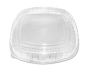 D and W Fine Pack Polystyrene Clear High Dome Lid Only, 16 inch -- 50 per case.