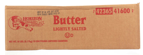Horizon Organic Unsalted Butter, 16 Ounce -- 15 per case.
