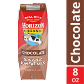 Horizon Organic Chocolate Milk, 8 Ounce -- 18 per case