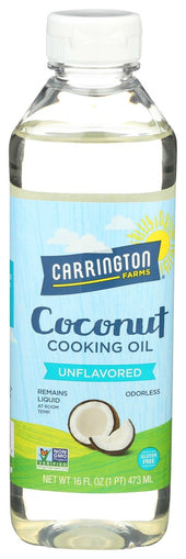Carrington Farms Coconut Cooking Oil, 16 Fluid Ounce -- 6 per case