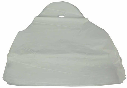 Pak Sher Plastic White Cut Out Bag, 19 x 19 x 9.5 inch -- 500 per case.