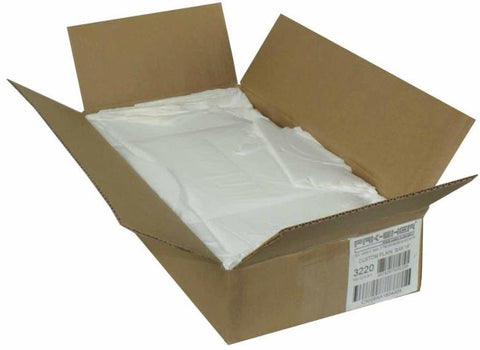 Pak Sher Plastic White Cut Out Bag, 19 x 19 x 9.5 inch -- 500 per case.