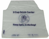 Pak Sher Drink Carrier Bag, 12.5 x 11.5 x 2.25 inch -- 1000 per case