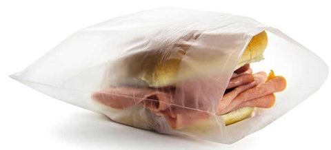 Pak Sher Flip Top Sandwich Bag, 6.38 x 7 inch -- 2000 per case.