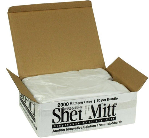 Pak Sher Poly Burger Food Mitt, 8 x 8 inch -- 2000 per case.