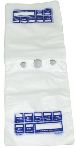 Pak Sher 7 Day Food Storage Portion Bag -- 2000 per case.
