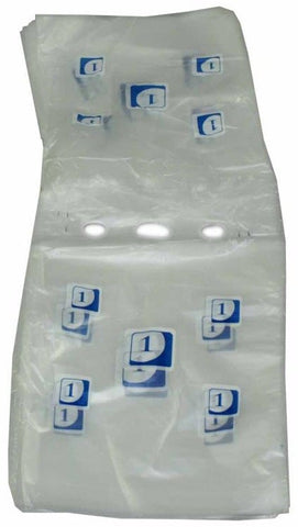 Pak Sher 6.37 x 7 inch Food Storage Portion Bag, 1 Pound -- 2000 per case.