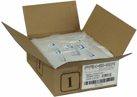 Pak Sher 6.37 x 7 inch Food Storage Portion Bag, 1 Pound -- 2000 per case.